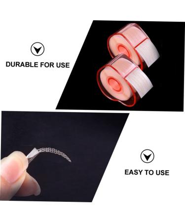 MAGICLULU 2 Roll Lace Double Eyelid Sticker Adhesive Eye Lift Tape for Droopy Lid Women Eyelid Sticker Mermaid Party Decorations Invisible Double Tape Strips Heart-shaped Double Eyelid Fiber 5.2x5cm Assorted Color - Buy Online on GoSupps.com