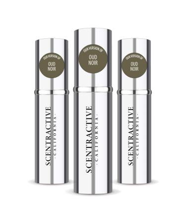 CA Perfume Impression of Oud Noir For Men Replica Version Fragrance Dupes Concentrated Long Lasting Eau de Parfum Spray Refillable Atomizer Bottle 0.17 Fl Oz/5ml-X3 VRSC OUD NOIR IMPRESSION 0.51 Fl Oz (Pack of 1)