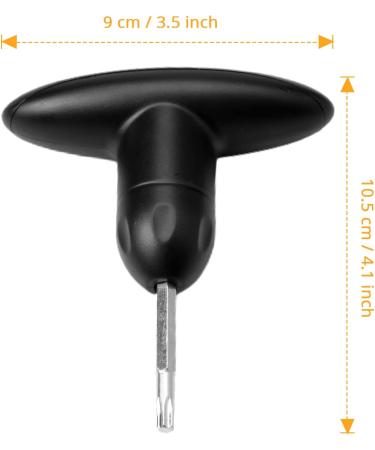 Yonburd Stainless Steel Golf Club Adjustment Tool | Universal Black Torque Wrench for Golf Drivers | Driver Shaft Adapter Tool - Buy Online on GoSupps.com
