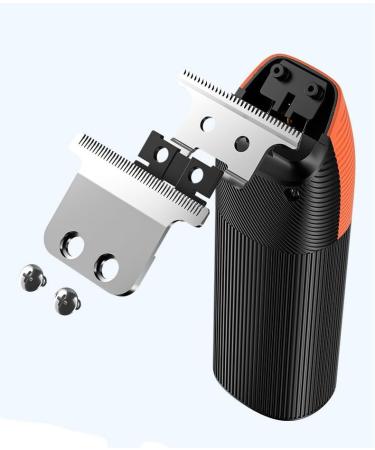 Mini Portable Electric Hair Clipper - Waterproof Full Body Hair Shaver for Salon Use - Compact 118mm Orange - Buy Online on GoSupps.com