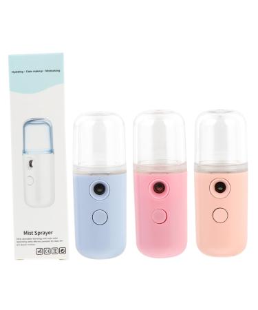 DOITOOL 4pcs Small Pill Hydrating Instrument Face Steamer Hydrating Sprayer for Eyelash Extensions Mini