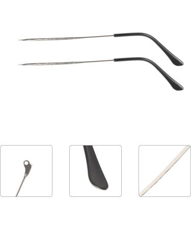 Nuobesty Vintage Glasses Frame Stand - Metal Replacement Arms & Bracket for Eyewear Accessories - 14x0.6cm Glasses Legs - Buy Online on GoSupps.com