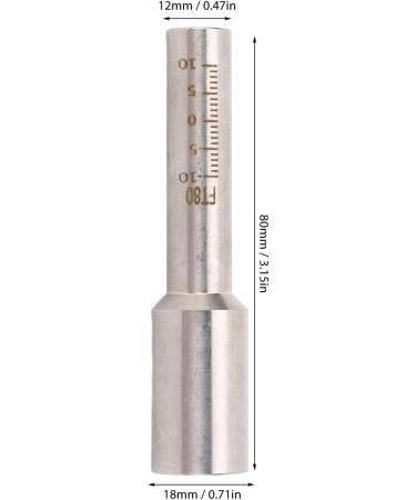 High-Precision 80mm Stainless Steel Hand Scale Tube - Durable Exact Calibration for Welding Projects - Buy Online on GoSupps.com