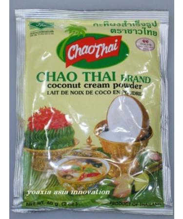 Coconut Cream Powder - Chao Thai - 6 x 2 oz - Product of Thailand