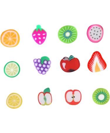 FRCOLOR 7200 Pcs 12 Fruit Sliced nail Art Accessories Diy Nail Slices 3d Nail Charms Resin Charms Hair Dryer Brush Nails Decor Fruit Pattern Nail Art Scrapbook Manicure - Buy Online on GoSupps.com