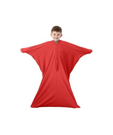Sensory Body Socks Sensory Bags Full Body Wrap to Relieve Stress Stretchy Breathable Sensory Needs Child Autism Stockings Autism Equipment Adult Sensory Sock Autism Body Sock Red M :119*69cm/46.9*27.2inch