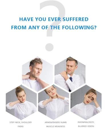 Esasam Neck Traction Device - Relief for Neck & Shoulder Pain | Cervical Traction Tool for Adults & Students - Red - Buy Online on GoSupps.com
