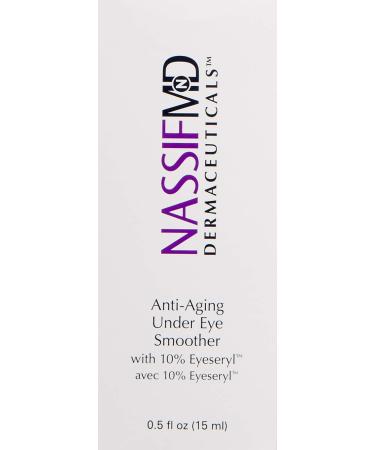 NassifMD Under Eye Smoother - Anti Aging Eye Cream for Dark Circles & Puffiness Firming Eye Serum for Women - Buy Online on GoSupps.com