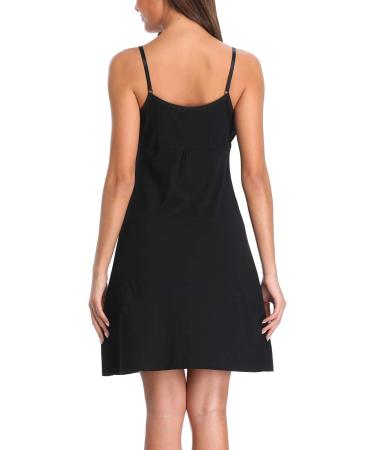 Maternity Nursing Nightdress - Pregnancy Breastfeeding Hospital Gown in Black - Buy Online on GoSupps.com