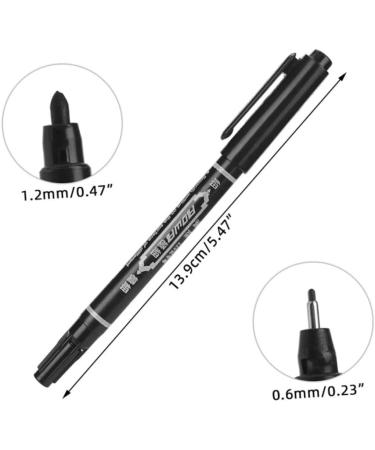 Hemoton 20 pcs Waterproof Embroidered Fine Oil Cosmetics Marking Skin Eyebrow Mapping Pen Position Pens - Buy Online on GoSupps.com