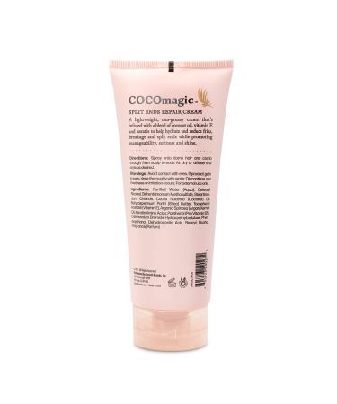 Cocomagic Split Ends Repair Cream | Seal Split Ends, Reduce Breakage | Paraben & Cruelty Free, Made in USA - Buy Online on GoSupps.com