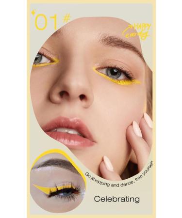Eyeliner smudge-proof waterproof color eyeliner easy to color long-lasting fast-drying ultra-fine eyeliner (1) - Buy Online on GoSupps.com