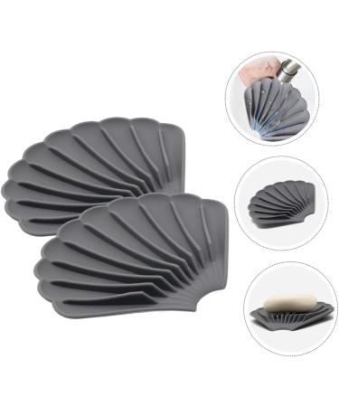 Amosfun 4 Pcs Soap Box Soap Drainer Dish Silicone Containers Bar Soap Holder Anti-slip Soap Holder Soap Keeper Bathroom Soap Stand Draining Soap Dishes Silica Gel Clean Sponge Holder - Buy Online on GoSupps.com