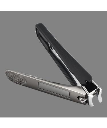 Professional Nail Clipper Stainless Steel Nail Clipper for Women Men and Children Pedicure and Manicure Black - Buy Online on GoSupps.com