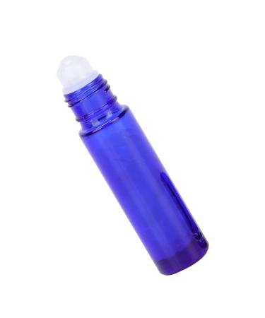 Buy 10ML Clear Glass Roll On Bottles for Essential Oils - Portable with Stainless Steel Balls - Ideal for Travel - Buy Online on GoSupps.com