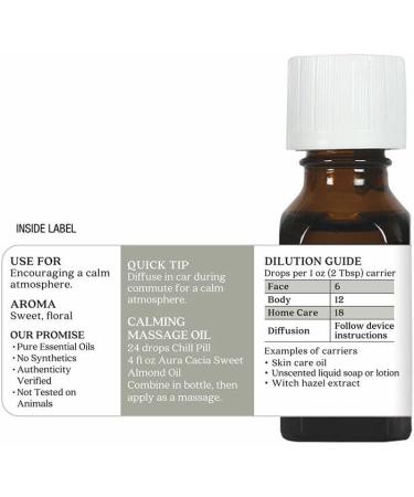 Aura Cacia Essential Solutns Chill Pill 12 - Buy Online on GoSupps.com