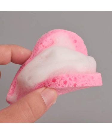 Shop Pink Heart Design Facial Sponges - Soft Exfoliating Makeup Remover & Blender Tool for Flawless Skin | International Shipping Available - Buy Online on GoSupps.com