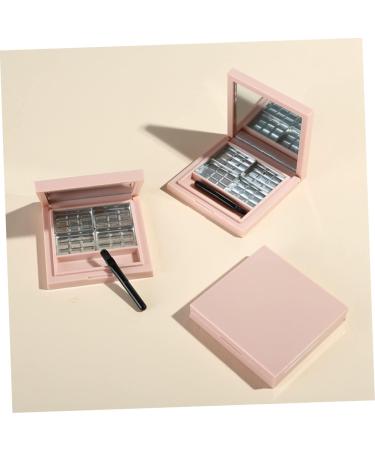 DRESSOOS 2pcs Empty Eyeshadow Dish Makeup Highlighter Empty Compact Eyeshadow Square Highlighters - Buy Online on GoSupps.com