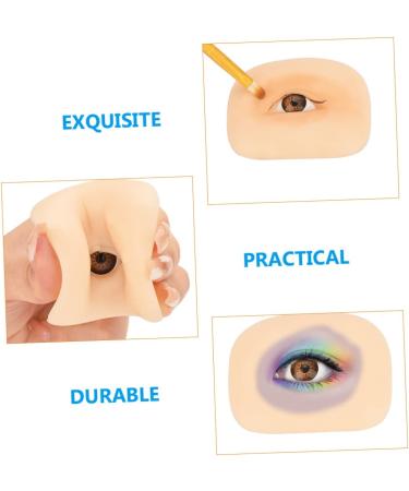 SKISUNO Practical Eye Skin 1 Set Makeup Practice Skin Eyeshadow Makeup Training Eye Skin Eye Makeup Board Mold Make up - Buy Online on GoSupps.com