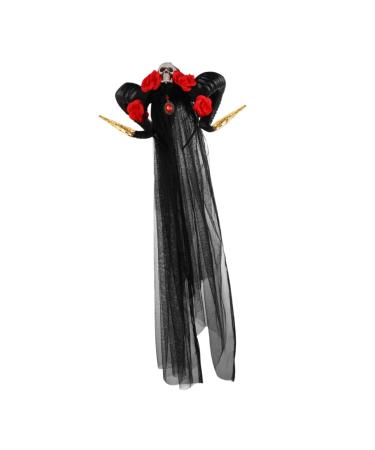 HAPINARY Halloween Headband Hair Bands for Womens Hair Horn Headbands for Women Horn Hair Band Horn Rose Hair Band Instrument for Pedicures for Family Comb Miss Charm Plastic Resin