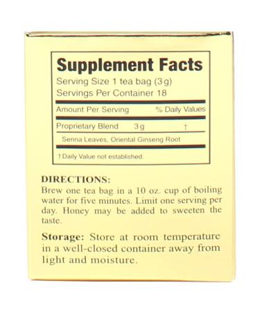 3 Ballerina Ginseng Tea Extra Strength Herbal Tea Bags for Men and Women 18 Count - Buy Online on GoSupps.com