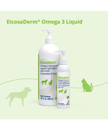 EicosaDerm Omega 3 Liquid for Dogs and Cats 32 oz - Buy Online on GoSupps.com