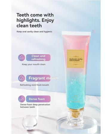 2Pcs Niacinamide Whitening Toothpaste Natural Peppermint Radiant Whitening Toothpastes Deep Cleaning Care Complete Care Toothpastes - Buy Online on GoSupps.com