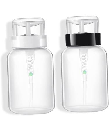  Beatifufu Set of 6 Squeeze Bottles for Nail Polish Remover 200ml Squeezable and Lockable for Makeup Remover and Toner Under-Neck Black - Buy Online on GoSupps.com