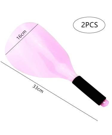 2Pcs Professional Anti-Slip Hair Salon Hairspray Mask - Hairdresser Styling Tools for Face & Eye Protection - Perfect for Haircuts, Makeup, and Coloring (Random Color) - Buy Online on GoSupps.com