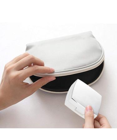 Doact Lens Box Mirror Set - 4 Contact Lens Containers Travel-Friendly Eye Care Kit Portable Mirror Box (White) - Buy Online on GoSupps.com