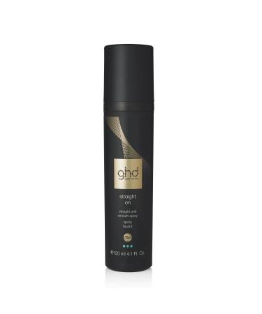 ghd Straight On Heat Protectant for Hair Straight & Smooth Hair Spray Heat Protection System to Strengthen and Smooth Hair for Anti-Frizz Styling 4.1 fl. Oz.