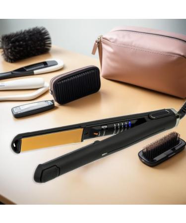 Professional 2 in 1 Hair Straightener & Curler - Titanium Flat Iron for Smooth Finish | Quick Heat Ceramic Floating Plates - Buy Online on GoSupps.com