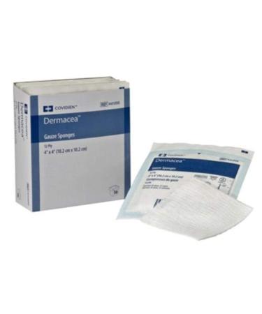 Covidien 441009 Dermacea Gauze Sponges 12-Ply 3" x 3" Size (Pack of 96)