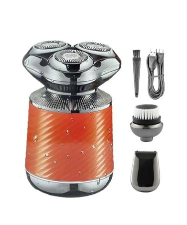 Men's Shaver Professional Men's Beard Shaver Electric Shaver Waterproof 3-in-1 Electric Shaver Cordless Small Portable Shaver