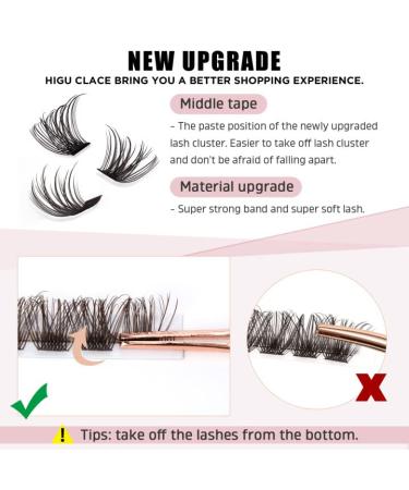 Colored Lash Clusters DIY Eyelash Extensions - 72 C/D Curl Individual Lashes in Brown, Blue, Purple, Green, Red - Thin Band DIT at Home - Volume Mix Color-D 16mm - Buy Online on GoSupps.com