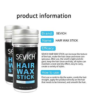 SEVICH Hair Wax Stick - 2.7oz Hair Styling & Finishing Wax for Perfect Hair Shaping - International Shipping Available - Buy Online on GoSupps.com