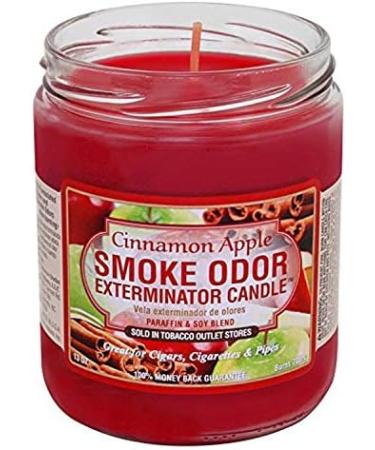 Smoke Odor Exterminator 13 Oz Candle Combo - Cinnamon Apple & Creamy Vanilla for Home Freshness - Buy Online on GoSupps.com