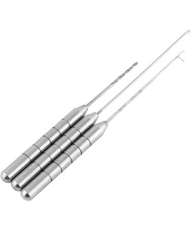 Yosoo Fishing Equipment Bait Needle Kit 3 in 1 Stainless Steel Fish Drilling Tackle Tool Set for Carp Bait Preparation - International Shipping Available - Buy Online on GoSupps.com