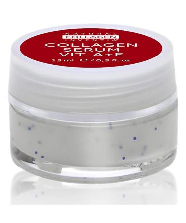 Natural Collages Inventia Collagen Serum for Eyes - Anti-Wrinkle & Dark Circle Care with Vitamins A & E | 15ml Eye Cream for Hydration & Regeneration - Buy Online on GoSupps.com