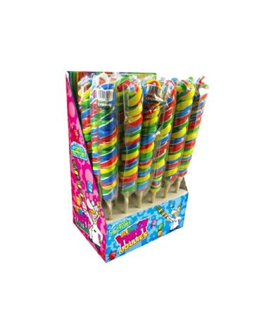 Crazy Candy Factory lollipop Collections - Full Box (VIMIX) (Rainbow Twist 24 x 55g)