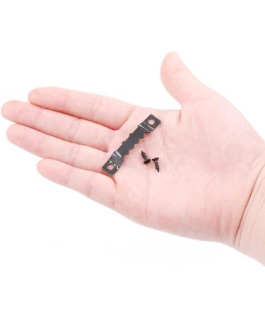 Swpeet 120 Pcs Black Sawtooth Picture Frame Hangers - Double Hole with Screws for Creative Home Decoration - Buy Online on GoSupps.com
