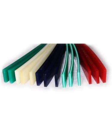 POVOKICI 50mm x 9mm x 6FT Silk Screen Printing Squeegee Blade - 70 Duro Polyurethane Rubber (Green) - Buy Online on GoSupps.com