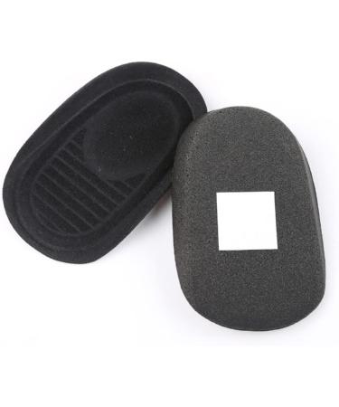 Liner Heel Cushion Inserts - Soft Sponge Heel Protectors for Pain Relief & Heel Spurs (Men Black Large - Buy Online on GoSupps.com
