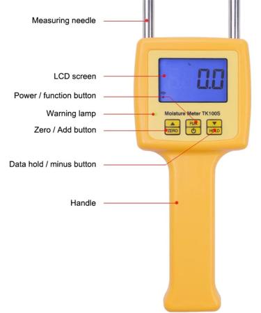 Digital Wood Moisture Meter Grain Moisture Meter Digital Moisture Meter Portable Grain Moisture Meter Use For Corn Wheat Rice Bean Wheat Flour Accurate & Trusted Measures - Buy Online on GoSupps.com