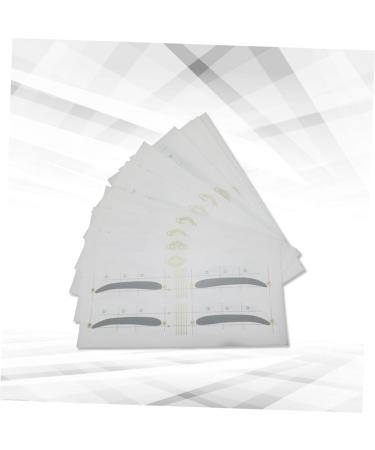 FOMIYES 12pcs 48 Eyebrow Styling Tool Eyebrow Card Eyebrow Stencils Sticker Eyebrow Trimming Eyebrow Pencil - Buy Online on GoSupps.com