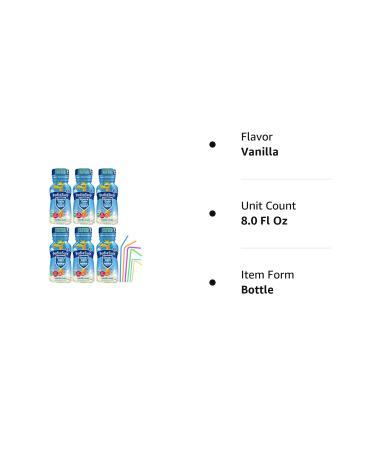 PediaSure Immune Support Kids Protein Shake 6 Pack - Vanilla Flavor, 8 Fl Oz - Buy Online on GoSupps.com