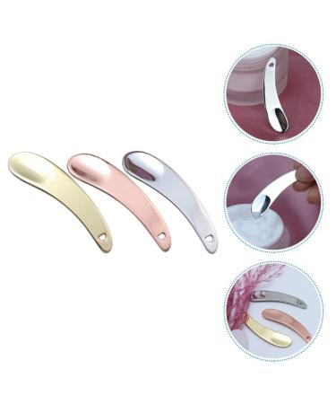 Beaupretty Mixing Spoon Set - 3 Metal Makeup Spatula Applicators for Eye Cream & Facial Care | Mini Beauty Scoop for Home & Salon - Buy Online on GoSupps.com