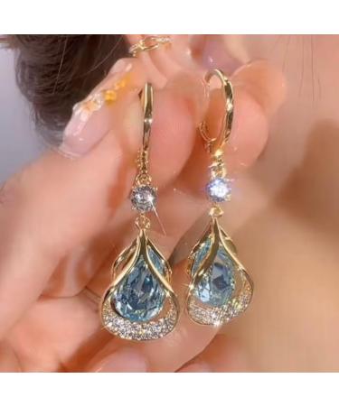 LymphFlow Magnetogen Earrings Fashion Lymphatic Germanium Earrings Lymph Flow Magnetogen Earrings for Weight Loss Lymphvity Magnetic Therapy Earrings (2pcs-Blue) - Buy Online on GoSupps.com