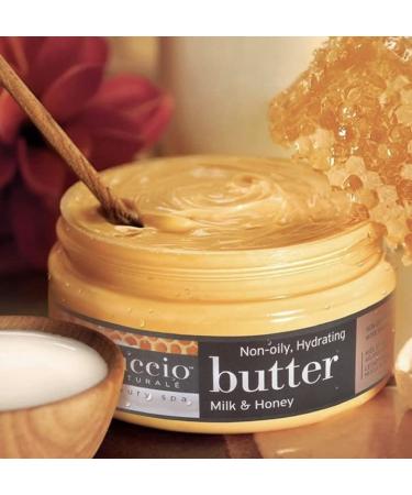 Cuccio Naturale Butter Blends Milk & Honey Body Cream - Ultra-Moisturizing 8 Oz for Dry Skin Repair - Buy Online on GoSupps.com