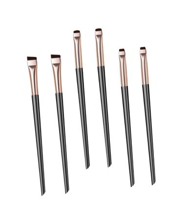Beatifufu 6pcs Eye Shadow Brush Makeup Brush Eyeliner Precision Brush Small Eyeliner Brush Suite Make up